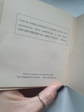 Libri di ricette vintage da collezione anni '60/70
