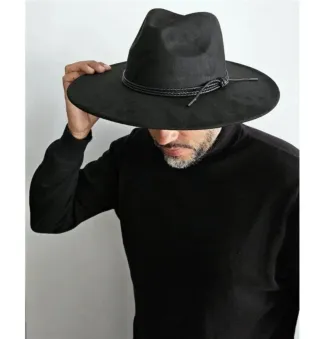Sombrero Fedora Negro Clásico