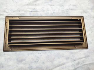 Griglia metallo dorato