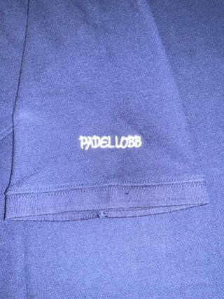 Polo Padel Lobb Manga Corta Azul Marino Talla L