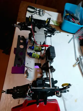 Coche RC Nitro Escala 1/10 parapiezas