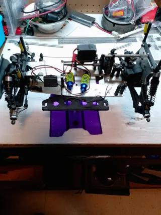 Coche RC Nitro Escala 1/10 parapiezas