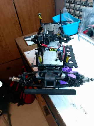 Coche RC Nitro Escala 1/10 parapiezas