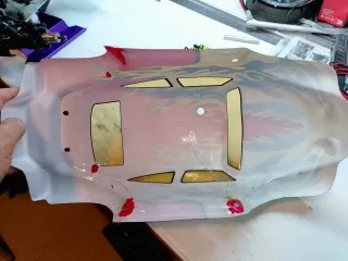 Coche RC Nitro Escala 1/10 parapiezas