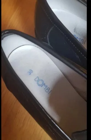 Mocasines de piel azul marino