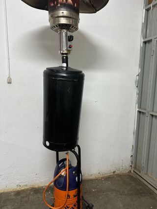 Calentador de gas exterior