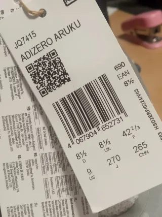 Zapatillas Adidas Adizero Aruku Talla 42 2/3