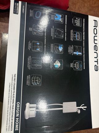 Plancha de vapor Rowenta con perchero NUEVA
