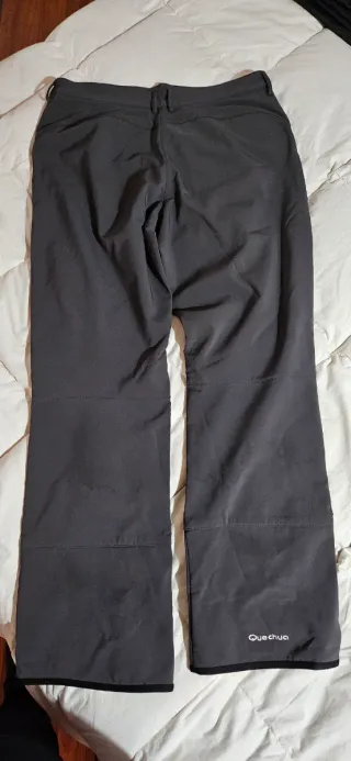 Pantaloni sci Quechua donna grigi