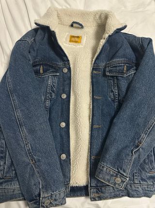 Chaqueta vaquera forrada borrego