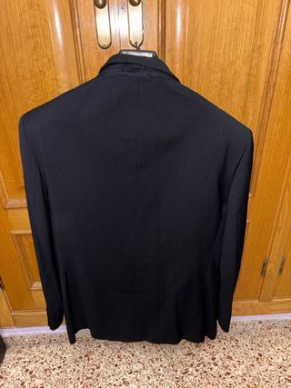 Americana Negra de Vestir