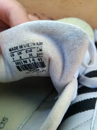 Zapatillas Adidas Azules y Blancas