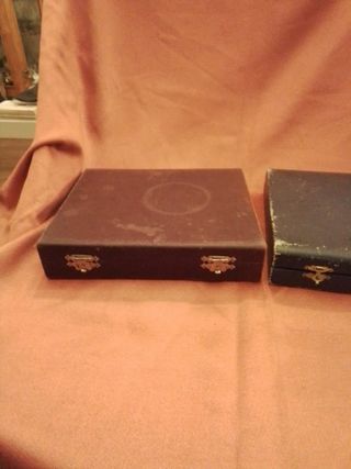 2 Cajas Antiguas para Cubiertos