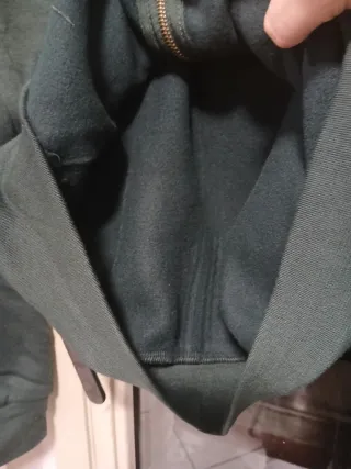 Felpa con cappuccio OCCHIEBELLI verde taglia XXXL