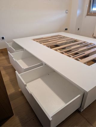 Canapé cama 150 cm blanco