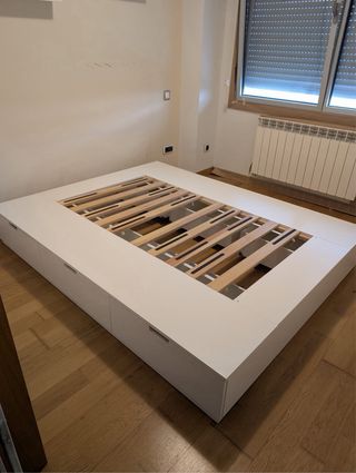 Canapé cama 150 cm blanco