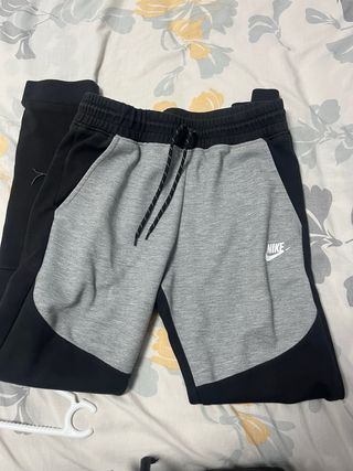 Sudadera Nike Tech Fleece Gris y Negra Talla S