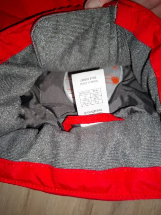 Mono esquí niño/a rojo talla 6A