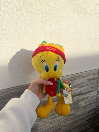 Peluche Titti con cappellino e cuore