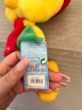 Peluche Titti con cappellino e cuore