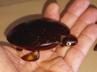 Artesanato Cabo Verde Tartarugas em Casca de Coco