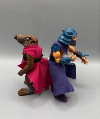 Shredder y Splinter TMNT 1988 Tortugas Ninja