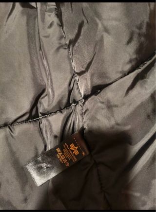 Parka Alpha Industries Negra/Gris