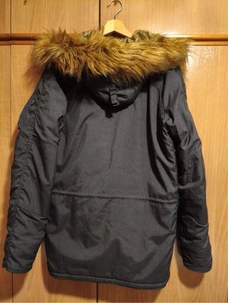 Parka Alpha Industries Negra/Gris