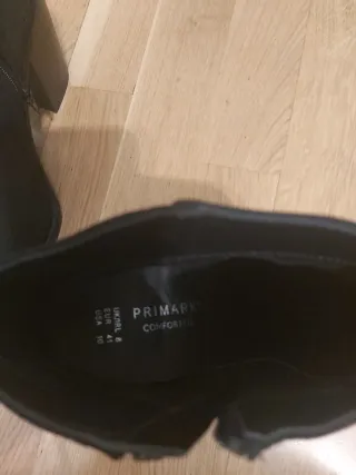 Botines negros antelina talla 41