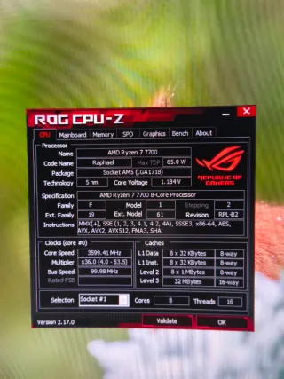 Kit AMD ryzen 7 7700 + placa + ddr5