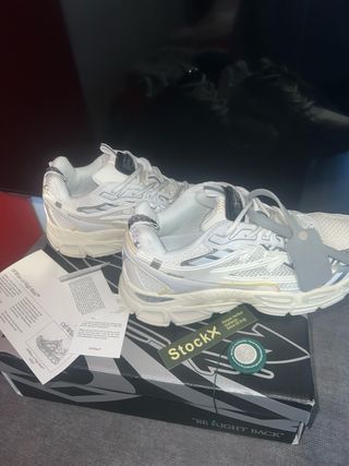 Off-White Be Right Back Sneakers Argento/Bianco