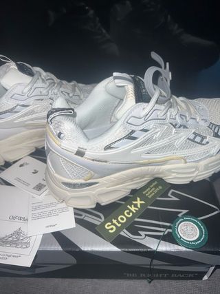 Off-White Be Right Back Sneakers Argento/Bianco