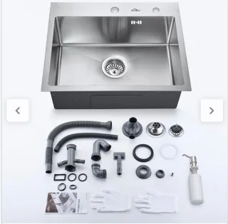 Fregadero Cocina 1 Poza con dispensador de Jabón