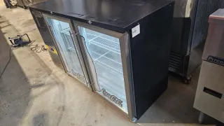 Nevera expositora doble puerta