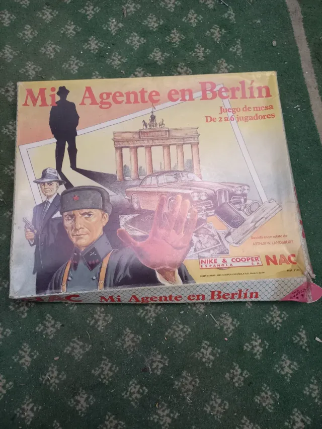 Mi Agente en Berlín Juego de Mesa NAC antiguo