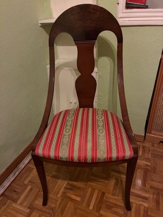 Mesa comedor vintage extensible y 4 sillas