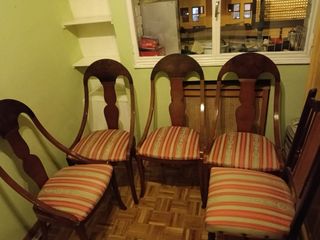 Mesa comedor vintage extensible y 4 sillas