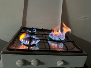 Cocina de gas butano