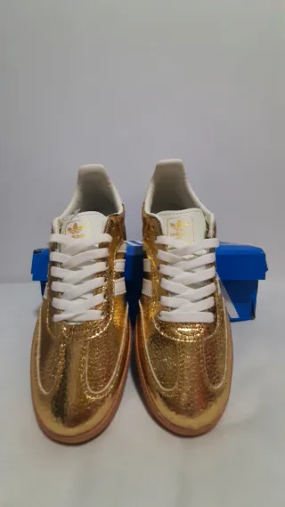 Zapatillas Adidas Samba Doradas Talla 40
