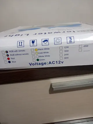 Foco LED Piscina Submarino Multicolor