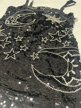 Vestido lentejuelas y piedras Anthropologie