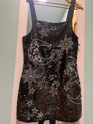 Vestido lentejuelas y piedras Anthropologie