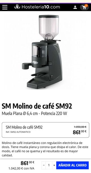 Molinillo Café Profesional San Marco