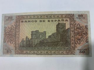 Billete 50 Pesetas Banco de España 1938