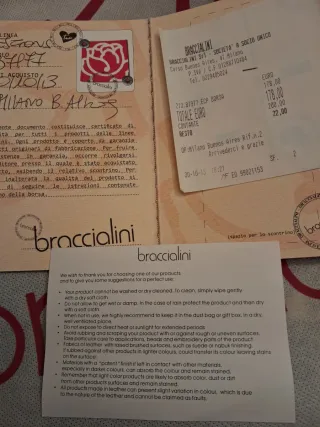 Bolso Braccialini Gris