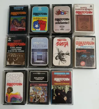 11 Quilapayún Cintas Cassettes ELIGE