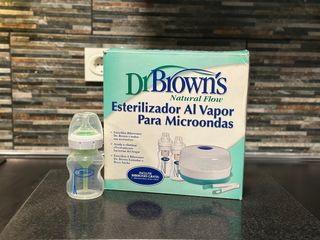 Esterilizador Microondas Dr. Brown + Biberón