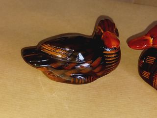 Conjunto Patos Decorativos em Porcelana