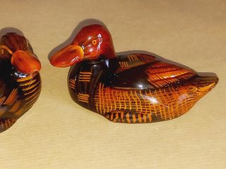 Conjunto Patos Decorativos em Porcelana