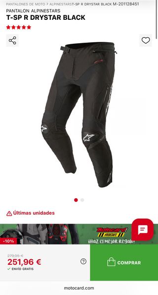 traje alpinestars moto